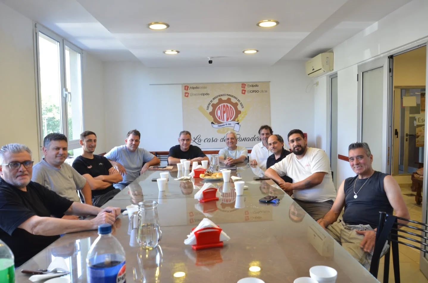 Reunión de trabajo en CIPDO, Centro de Industriales Panaderos del Oeste