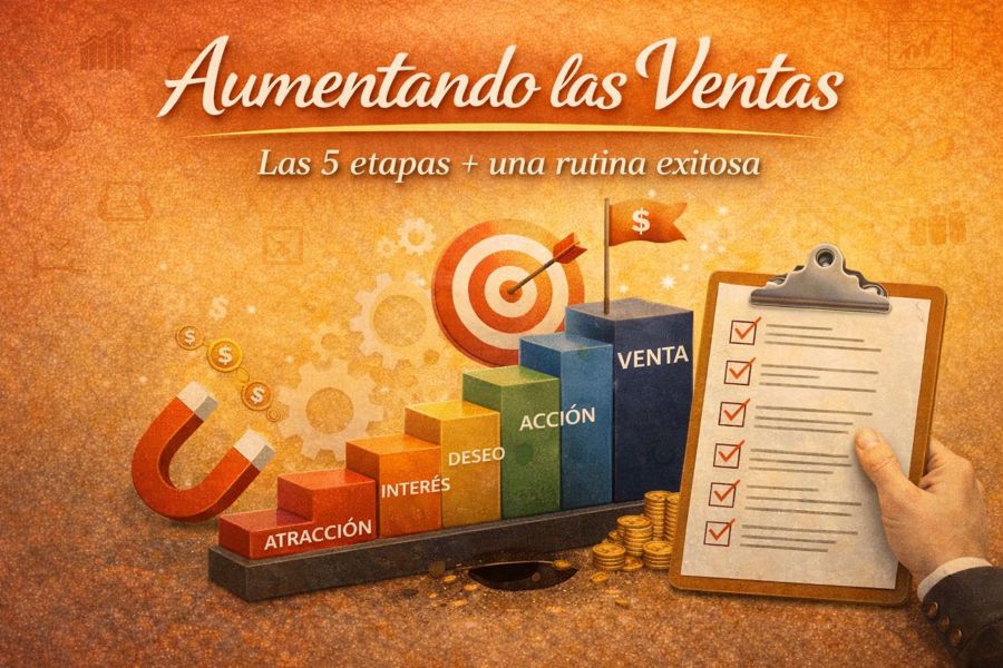 Curso Aumentando las Ventas: las 5 etapas más una rutina exitosa