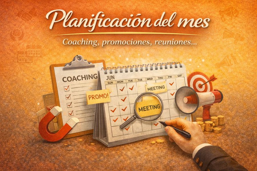 Curso Planificación del mes: coaching, promociones, reuniones