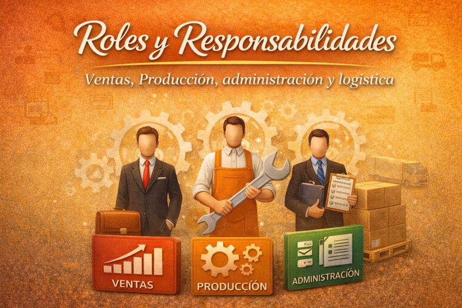 Curso Roles y Responsabilidades: ventas, producción, administración y logística